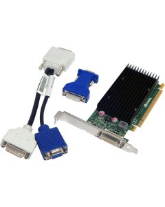 NVIDIA Quadro nvs300 512MB DVI/VGA PCIe Video NVS300 DMS59 with DVI/VGA Cable